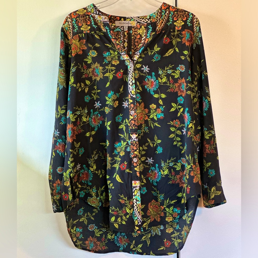 Anthropologie Fig & Flower top